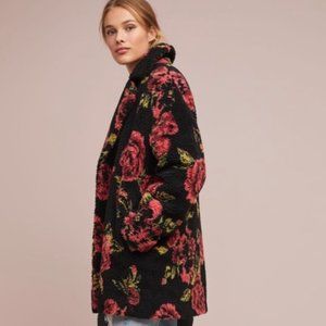 Anthropologie Winter Roses Coat.